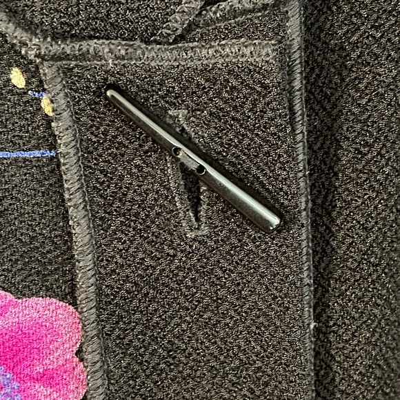 Moonlight Y & S Fashion Design Asian Print Crepe Jacket - Picture 4 of 15